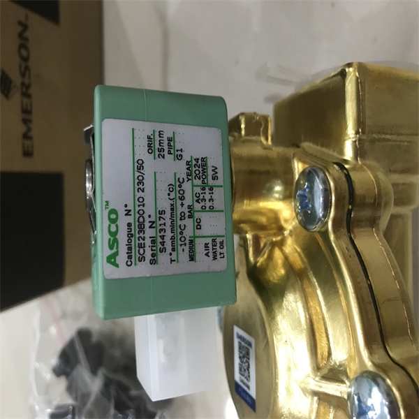 耐腐蝕ASCO三通電磁閥8268H114LT 220VAC  