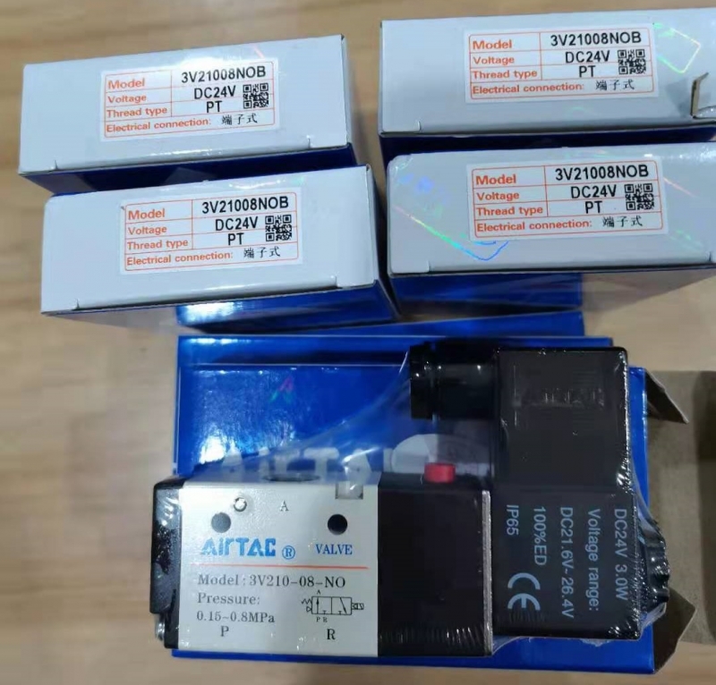 AIRTAC電磁閥4V320-10  DC24V型号構成